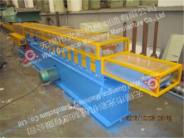 Light Steel Keel Roll Forming Equipment With 3T Passive Decoiler PLC Control