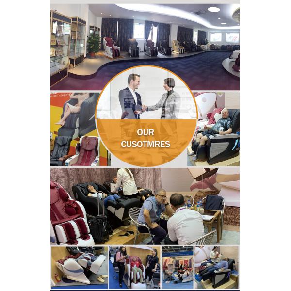 3D 135CM SL Genuine Leather Heated Massage Recliner 25min HD812