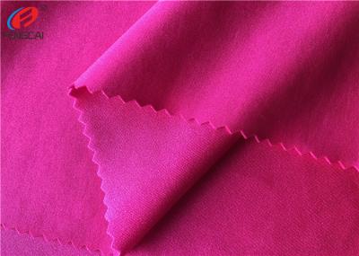 O elástico da cor sólida fez malha a tela do Spandex do poliéster 13% de 87% para o fato