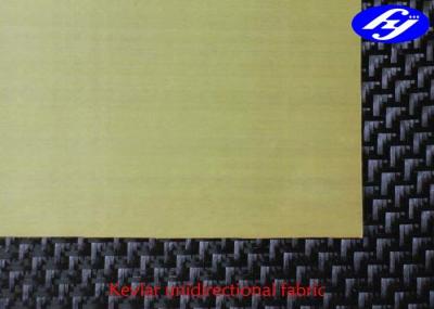 High Performance Aramid Fiber Fabric 2ply 0 / 90 Kevlar Fiber Unidirectional Fabric