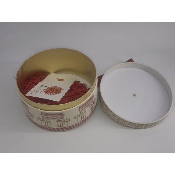 Custom Gift Craft Cylindrical Cardboard Packaging Product Box Kraft Paper