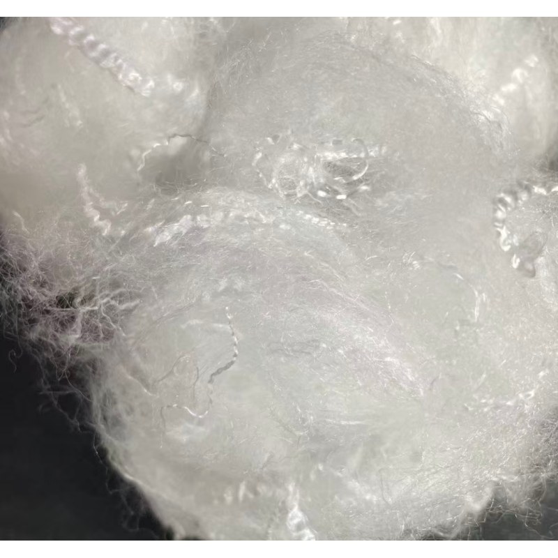 Biodegradable PLA Fiber 51mm Semi-Matt Hollow Silicone for Disposable Products