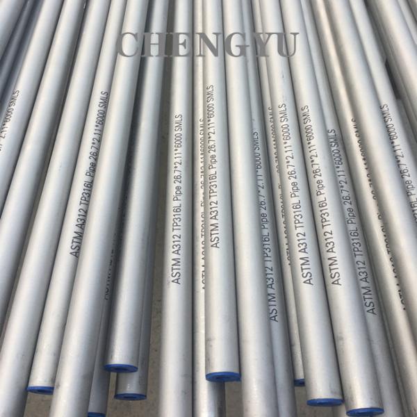 TP316L ASTM A312 Stainless Steel Seamless Pipe Anti Corrosion SS Round Pipe
