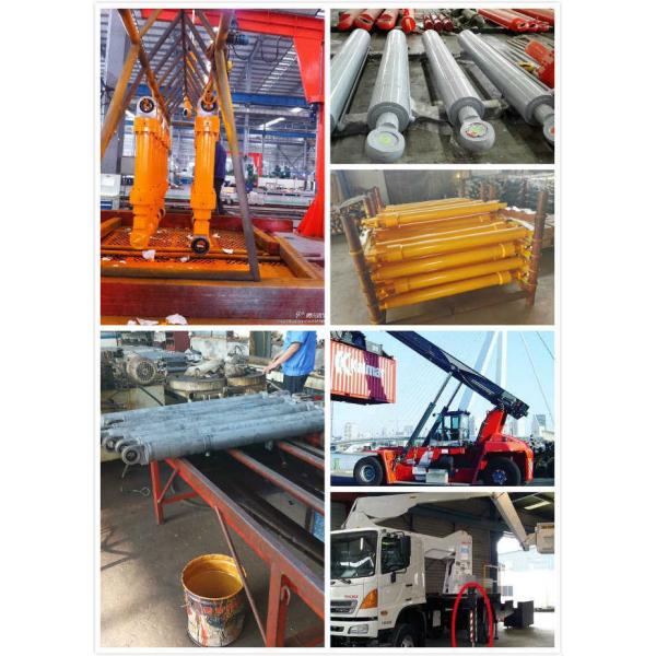 Chromed Hydraulic Hoist Cylinder ertical Mast Lifts Stroke 800 mm