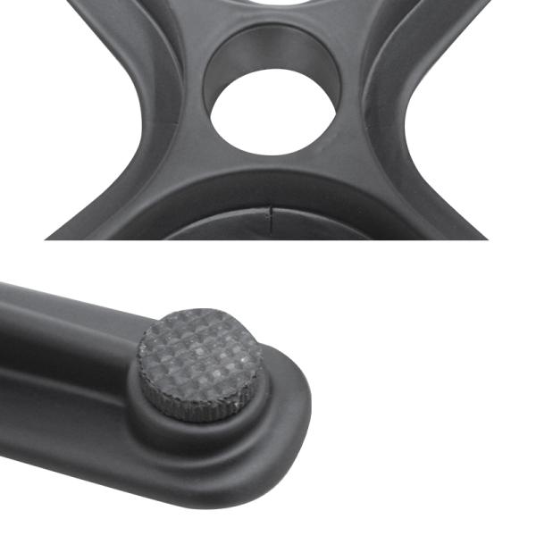 Matte Black 800mm Aluminum Alloy 4-star Base Office Chair Professional Office Chair Metal Base