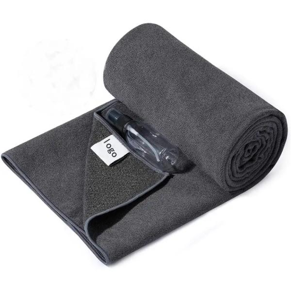 Microfiber Custom Print Hot Yoga Mat Gym Hand Anti Slip Towel With Logo Microfiber Yoga Towel