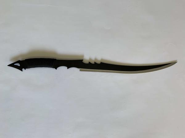 HRC 52 Polished Dragon Scale SS Steel Machete Antirust Cutting Chopping