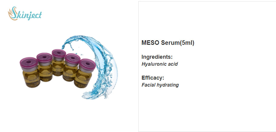 Прозрачное анти- старея решение Mesotherapy бесцветное