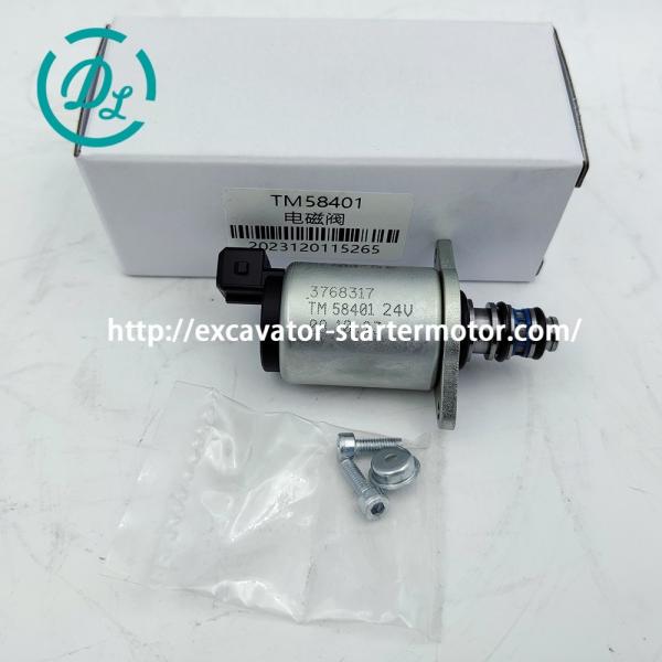 EexcavaStart 3768317 Parker 24V Solenoid Valve for Excavator