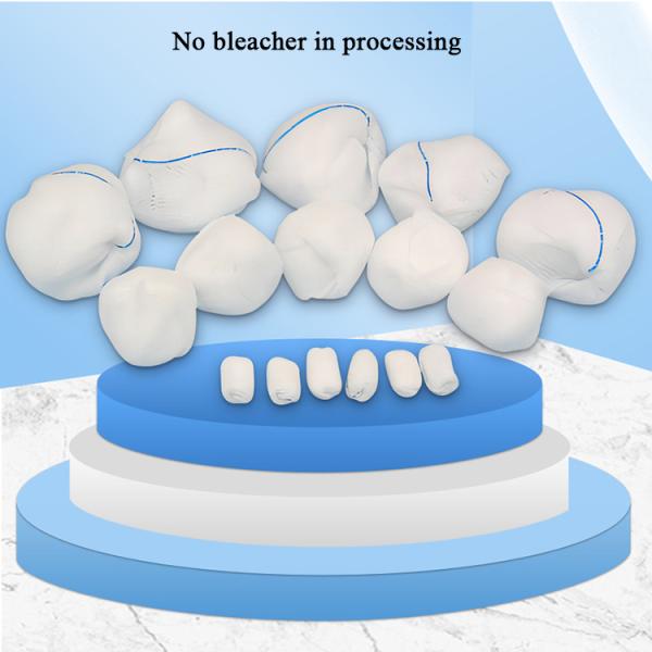 Стерильный медицинский шарик марли хлопка с размера 100% хлопок шарика арахиса потока рентгеновского снимка хирургией потока устранимого множественного голубой
