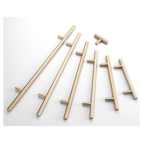 Modern 30mm T-Bar Cabinet and Drawer Handles Solid Stainless Steel Hollow Kitchen Hardware Pulls Bedroom Living Room Hotel