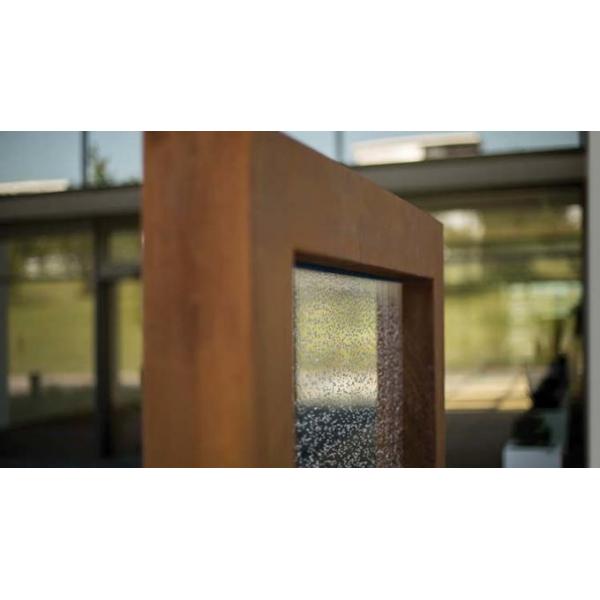 Особенность воды сада Corten современного на открытом воздухе фонтана ржавая стальная