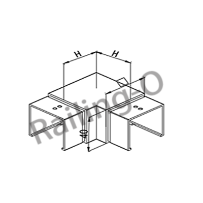 Right Angle Flush Joint Connector  SUS304 SUS316 Stainless Steel Flush Fitting