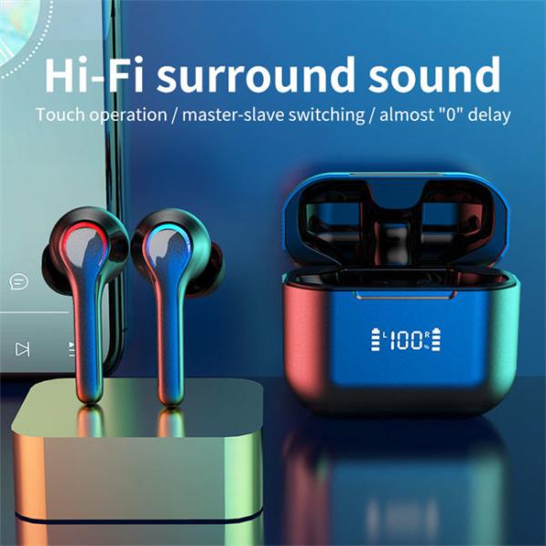 OEM TWS Bluetooth Earphones Charging Box Noise Canceling Wireless Headphone Stereo Sports With Mi