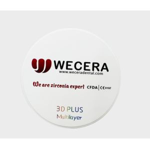 Pre Colored 3D Multilayer Zirconia Block Dental Zirconia Disc Open CAD CAM