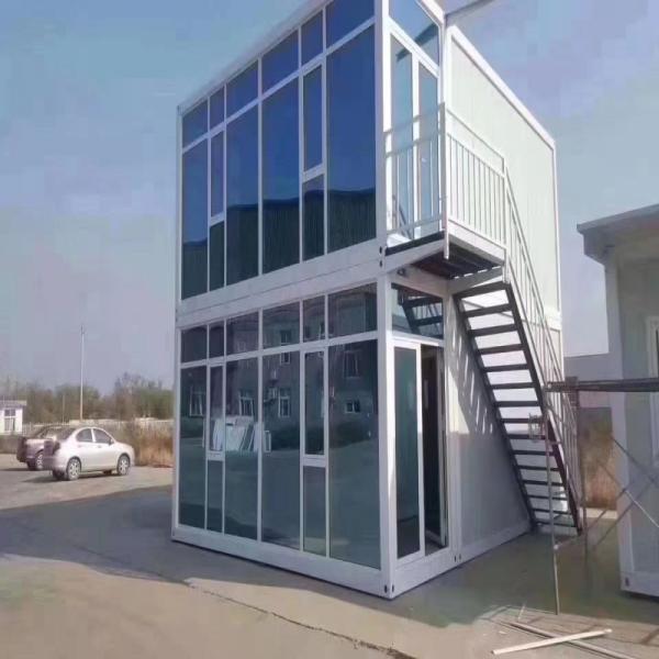 Alpine Villa Living Light Steel Prefabricated Sunrooms with Detachable Container