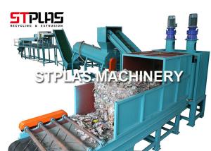 Plastic Bottle Crushing Washing Line for Waste PET Bottles Siemens Motor 2000kg