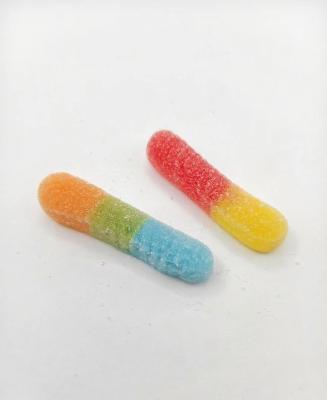 Douceur personnalisée Caterpillar Douceur 20g*20pcs Taille de l'emballage Saine Ours en caoutchouc Snacks de fruits pour les enfants