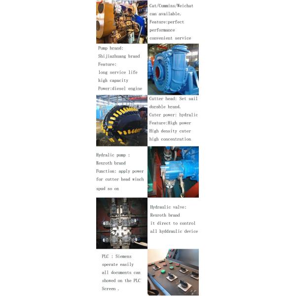 Diesel Engine Power 20 Inch Cutter Suction River Sand Dredger