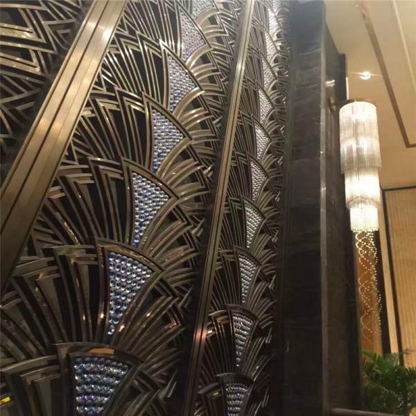 Modern Huge metal screen for decorative panel in hotel or restaurant metal work project