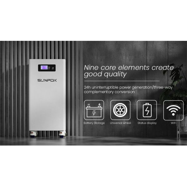 51.2V 300Ah LiFePO4 Battery Floor-Standing Energy Storage Battery 51.2v300Ah 15kwh Lithium Battery Power Backup