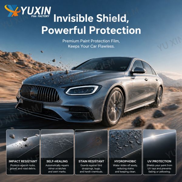 190 Micron 7.5mil High Gloss Matte TPU PPF Car Film Strong Stretch Paint Protection Film