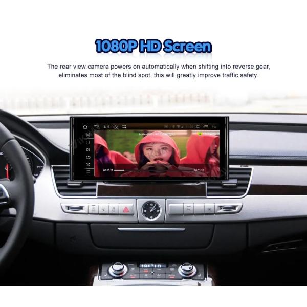 12.3-дюймовый Android Авто головной блок Для 2011-2017 Audi A8 D4 Навигация GPS Мультимедийный проигрыватель Беспроводной Carplay 4G BT