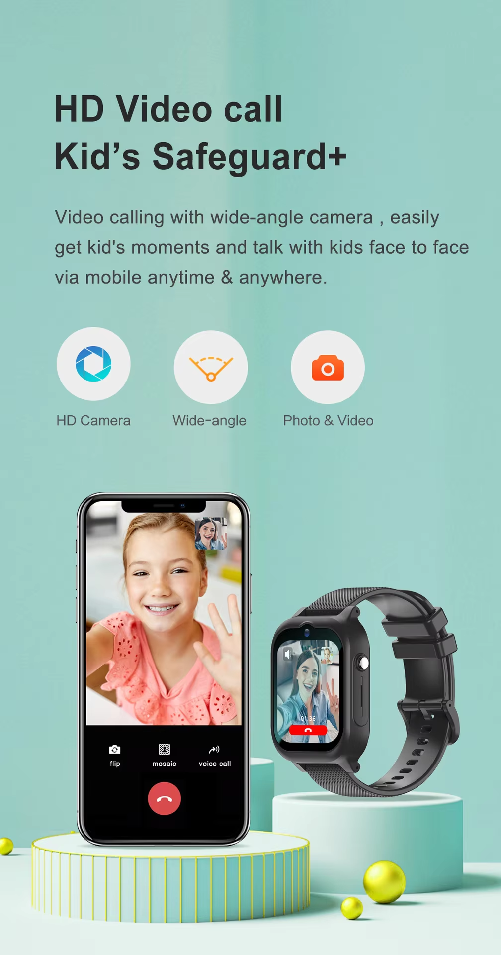K26h 4G GPS Kids Smart Watch 1.83