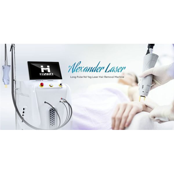 Premium Long Pulse Alexandrite Laser System Gold Standard For Hair Removal Skin Rejuvenation