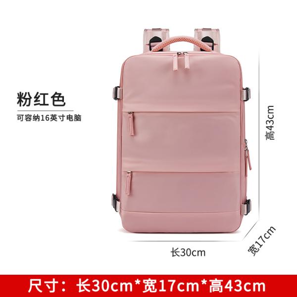 Waterproof Anti-theft Custom Nylon Polyester Travel Bag Laptop Business Hiking Backpack with USB Charging Port