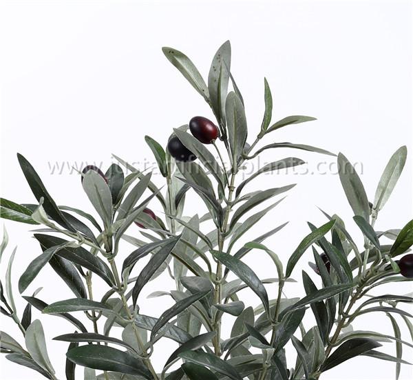 Small Artificial Olive Tree Bonsai 65CM Plastic Potted Fake Olive Tree