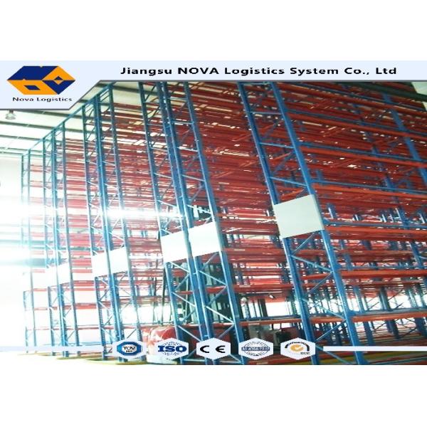armazenamento do alto densidade de 4500kgs Max Narrow Storage Rack, sistema seletivo do racking da pálete