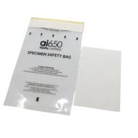 Sac imprimé fait sur commande de sécurité de spécimen de fente biochimique témoin 7 transparent