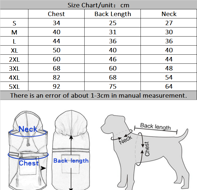 Собака Hoodie Breathable регулируемого легковеса Rainproof одевает плащ