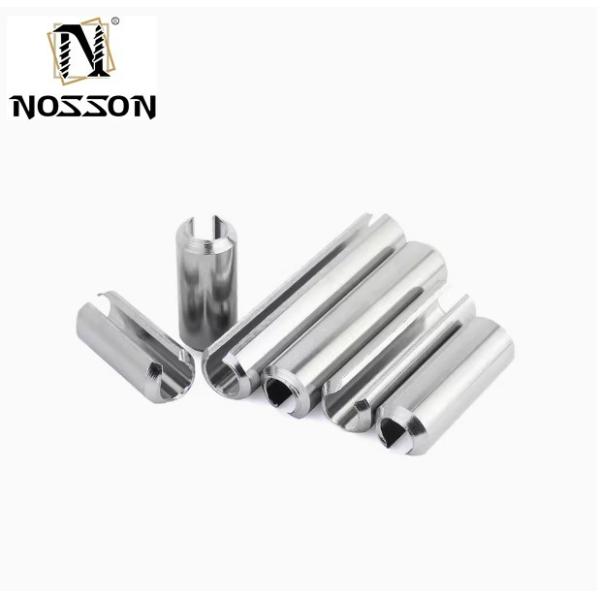 Customized Packaging Stainless Steel DIN1481 Iron Black Oxidant Spring Pins with Steam Oxide Nitride Finish