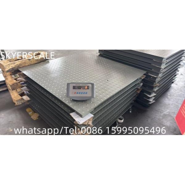 Balanza Digital Weight Machine Inox Electronic Scale Basculas Industrial 3t Floor Platform Weighing Scales