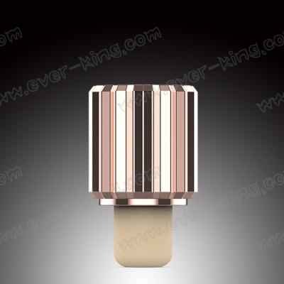 Electroplating Spirits Glass Bottle Lug Cap With Customized Color