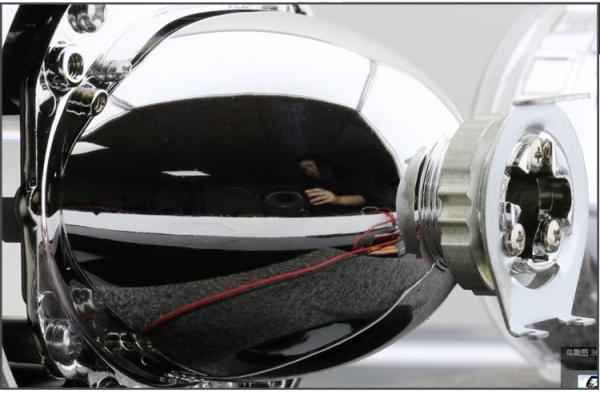 CH29  2.5inch Round Crystal angel eye Bixenon Car hid xenon projector kit