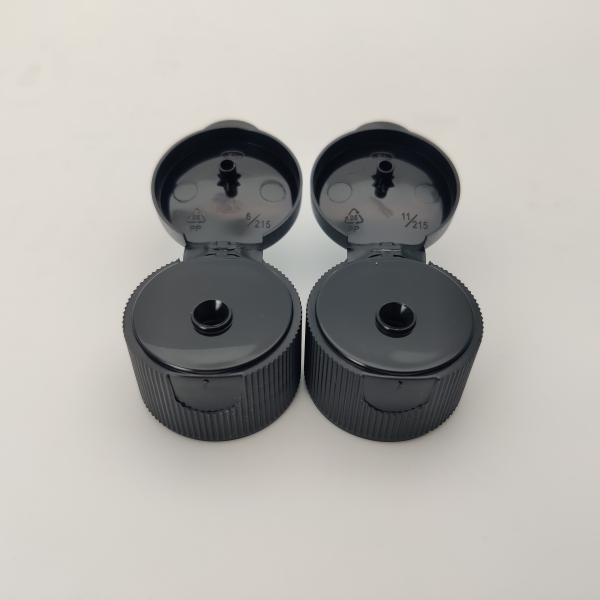 Reusable 28mm Flip Cap , 3.5mm Hole Snap Bottle Cap With Smooth Closure