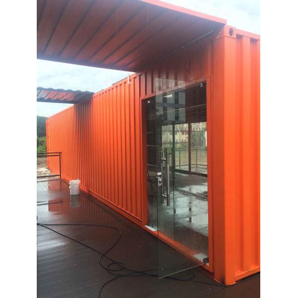 Residential Custom Container House / Two Story Prefab Homes With French Granny Tube