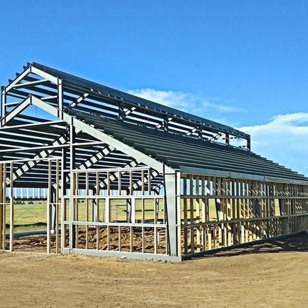 1000 Square Meter Prefabricated Ready Made Steel Structure Warehouse Building for Food Factory