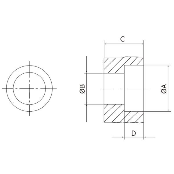 FLO/FLW 75 Shaft 75mm Safety Chuck For Machine