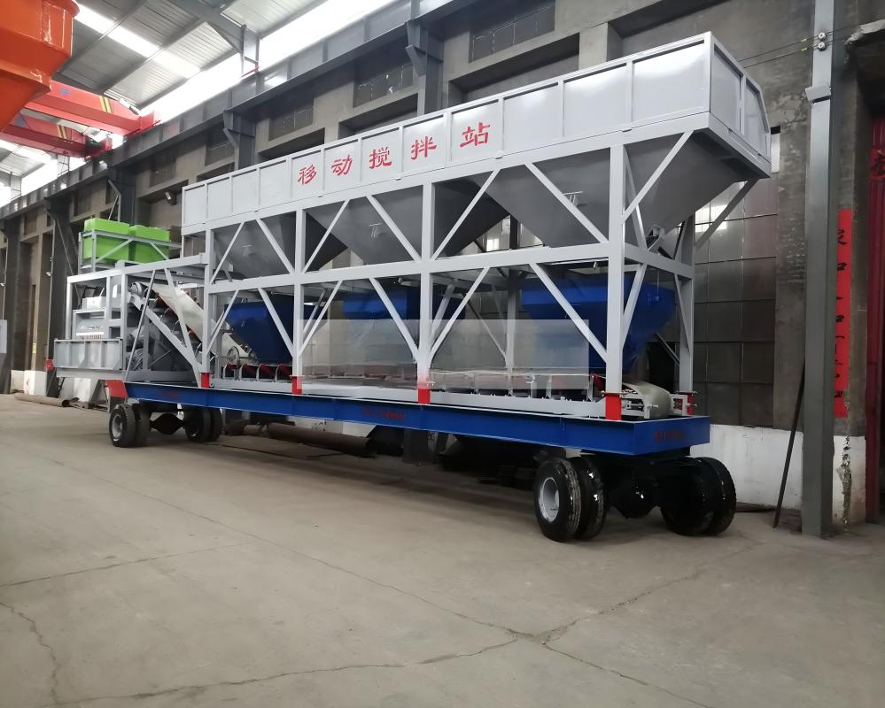 JS Mobile Forced Mixing Plant For Construction Project Cement Plant Equipments Manufacturer Supply