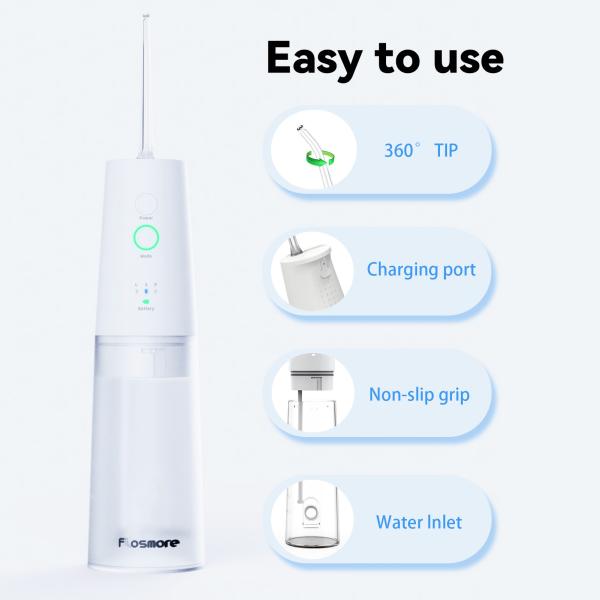 150ml Portable Water Flosser Ergonomic Rechargeable Travel Oral Irrigator