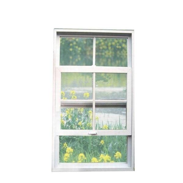 Soundproof Function Good Hanging Curtain Type Double Hung Aluminum Window Sliding Up