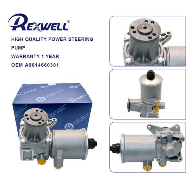 New Genuine Auto Hydraulic Steering Gear Rack Power Steering Pump W/ Belt Pulley 2104660001 A9014660301 For MERCEDES-BENZ W202