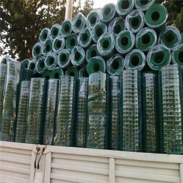 Голубой и желтый Pvc 3x2 покрыл сваренную ячеистую сеть для загородки изоляции мастерской