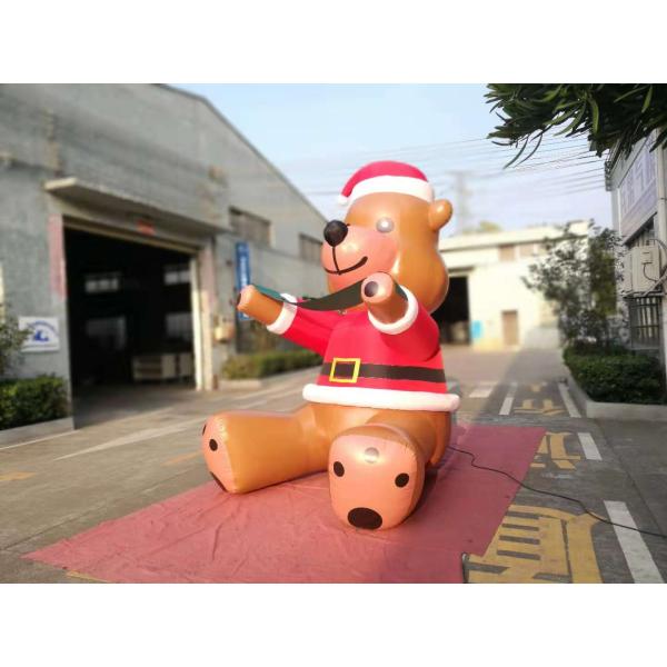 Подгонянные украшения рождества печатания ПВК раздувные несут катун для коммерческого шоу