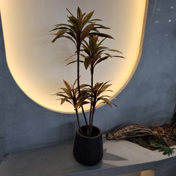 Пластмассовые зеленые искусственные растения на крыше / на открытом воздухе искусственные цветы 140 см