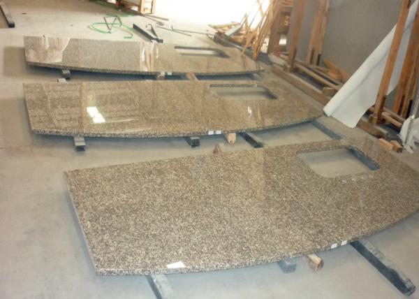G664 Bainbrook Brown Granite Look Countertops With Rounded Corners